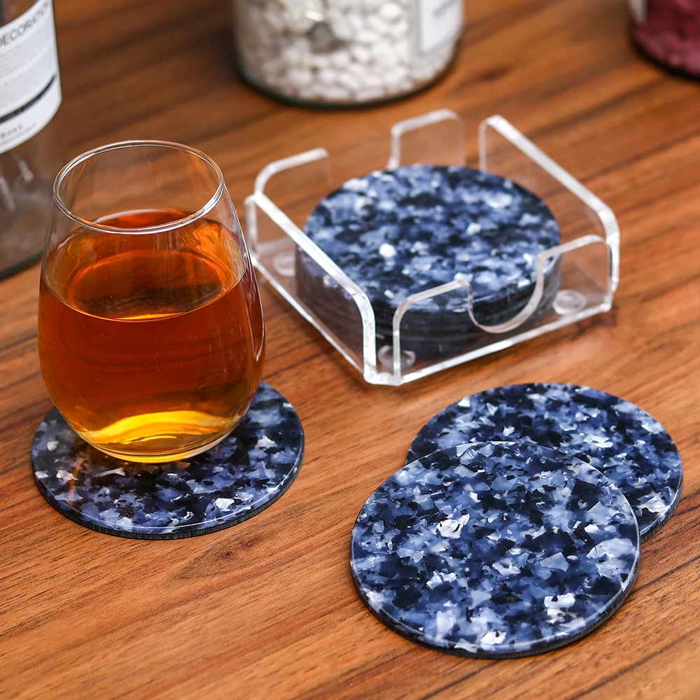 custom wholesale acrylic coaster set wholesale slate coaster