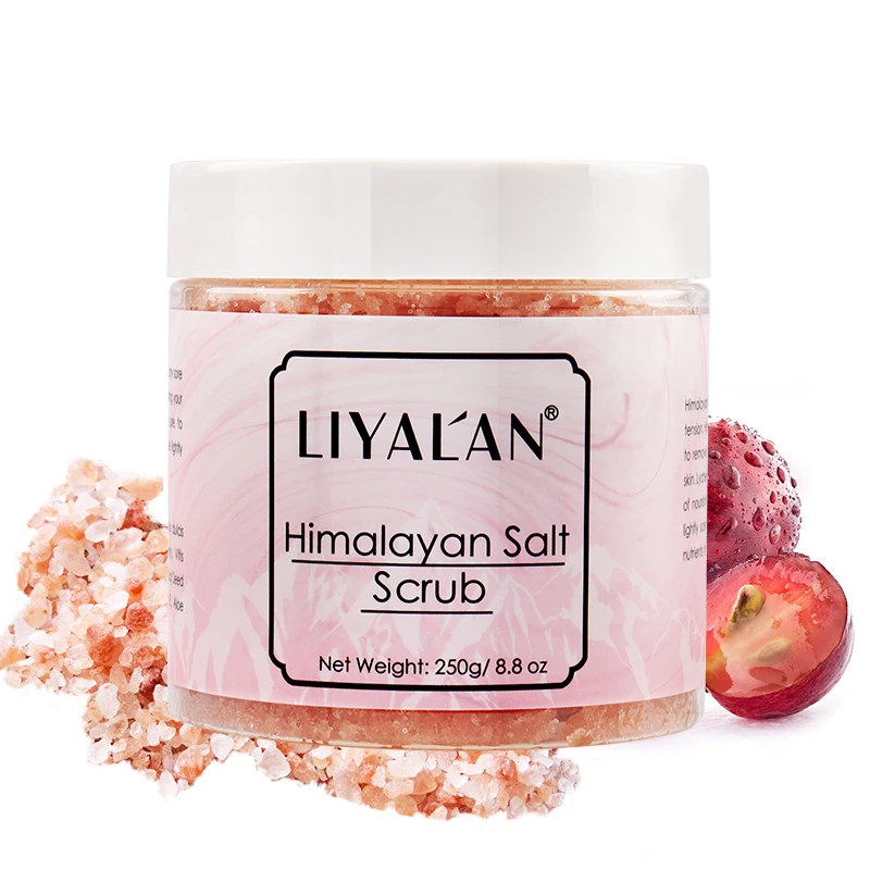  Private Label Natural Organic Exfoliating Cleansing Whitening Pink Body Care Himalayan Bath Salts