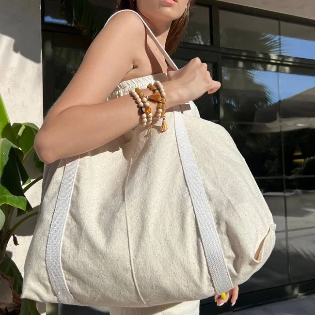 Eco Friendly Canvas Tote Bag wholesale for Women Large Beach Bags Soul Sister Gift Yoga Gifts for Women