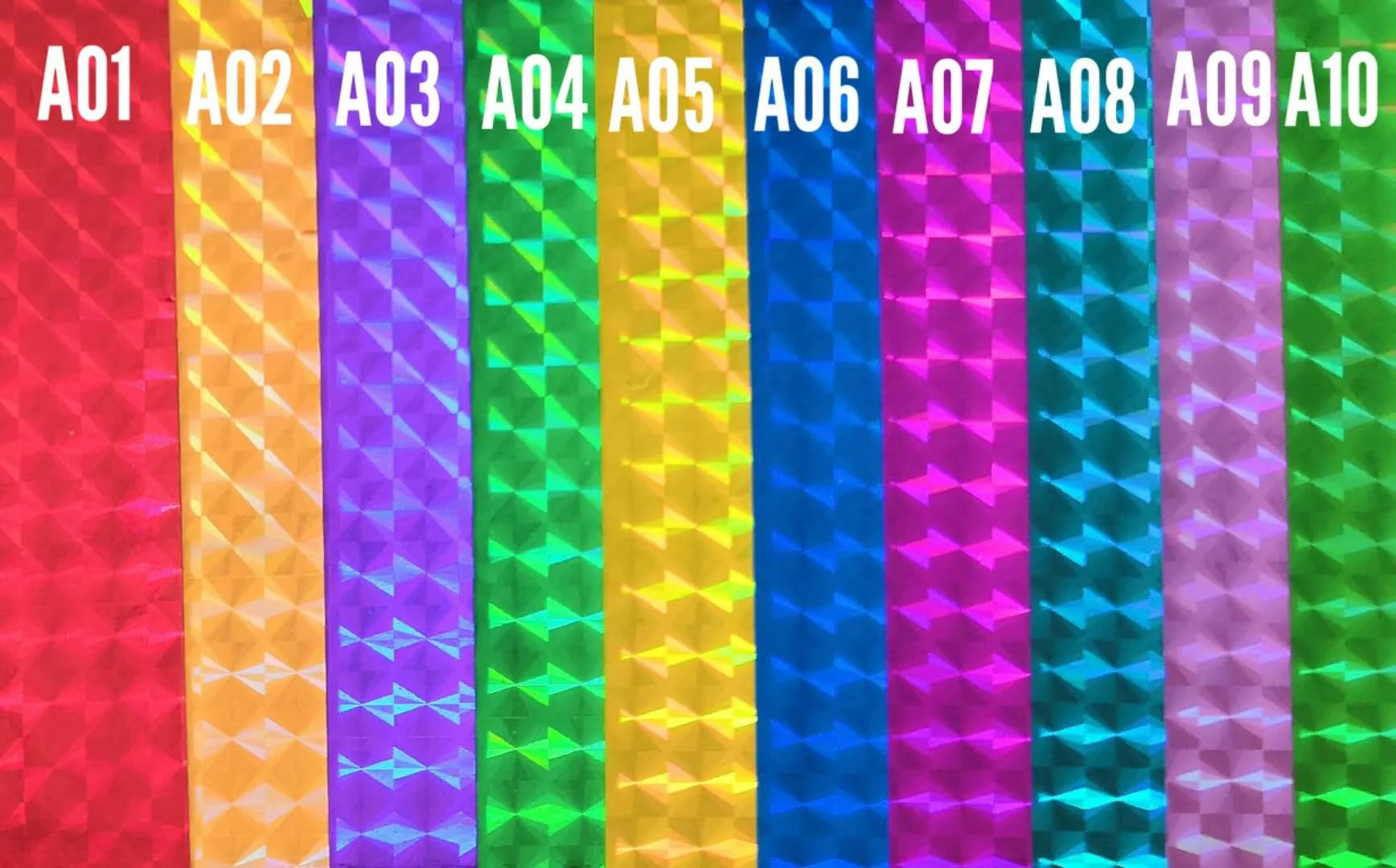 holographic/Laser film for lamination,printing,packing,Holographic gift wrapping paper