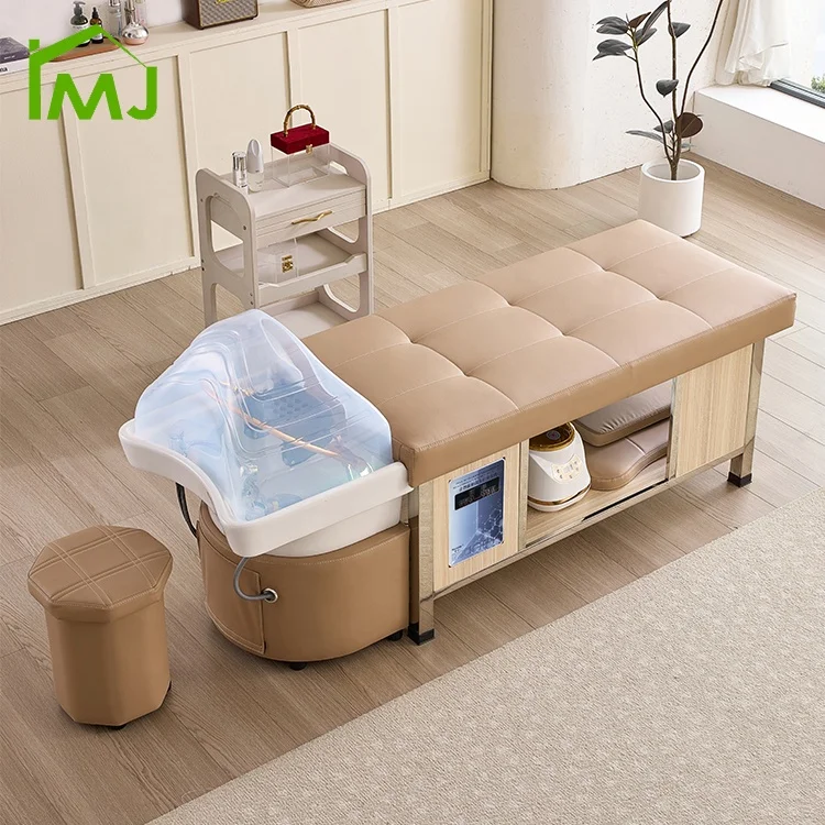 New arrival Salon hair washing thai massage table head spa Shampoo Bed