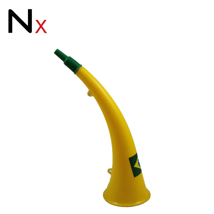 Nuoxin Mini 28 см vuvuzela Флаг Бразилии логотип air ox рог для спорта