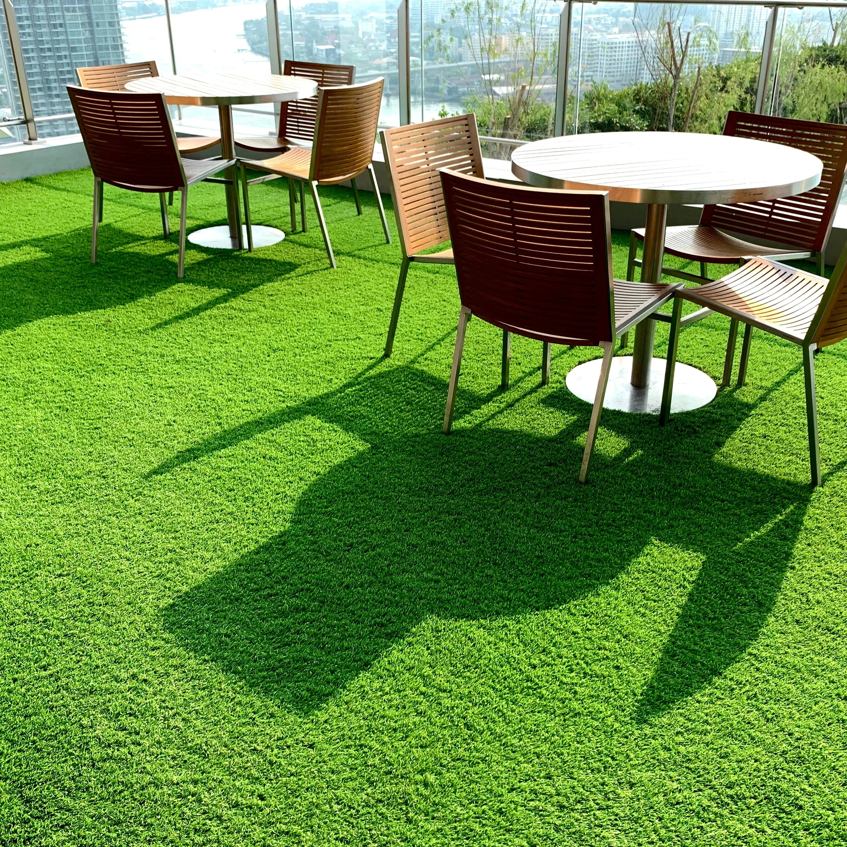 Anti-uv indoor and outdoor playground kindergarten grass mat artificial lawn fake grass