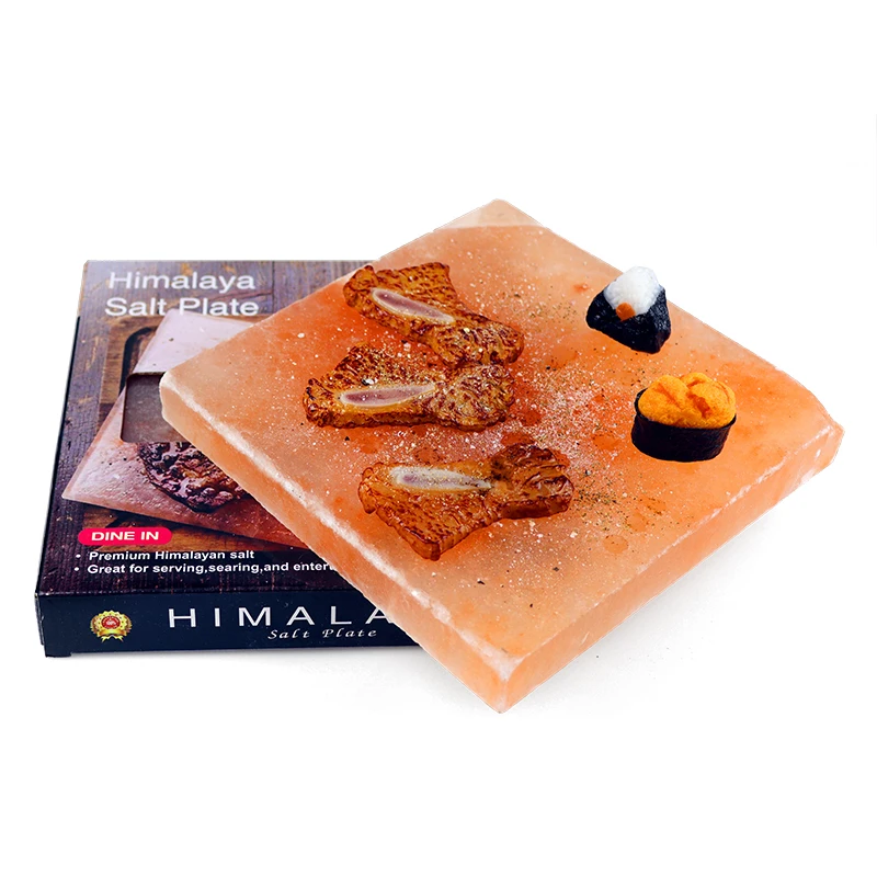 Cooking Tile Natural Rock Himalayan Salt Plate for Grilling or Serving