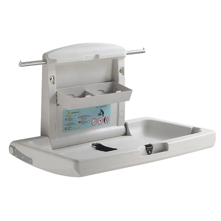 wall mounted infant easy operated baby diaper baby changing station
