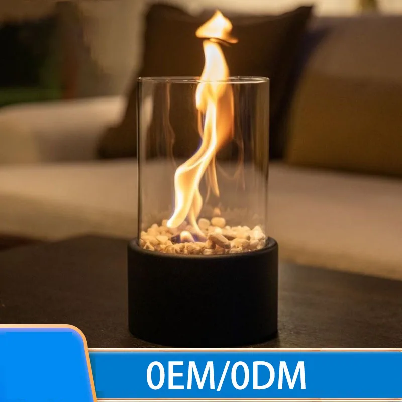 Китай оптовая продажа современный круглый бездымный спиртовой камин настольные этанолы открытый каминный
