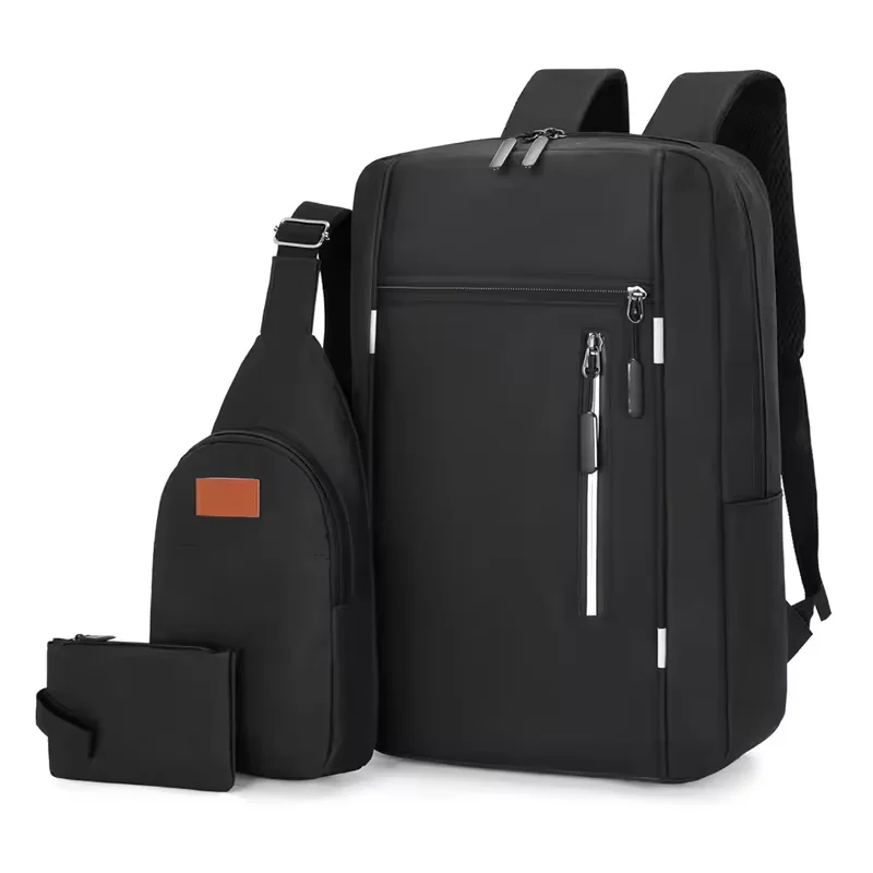 High Quality Print Logo Wholesale Men Casual Computer Waterproof School Rucksack Bag Polyester Laptop Backpack