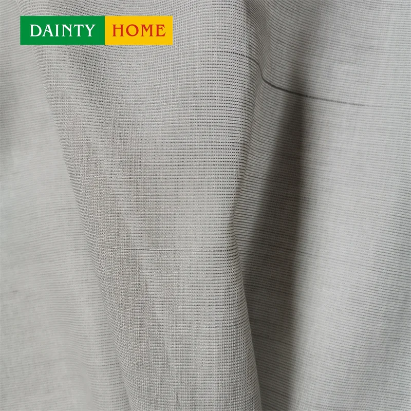 Wholesale new modern Warp knitted lace jacquard Fabric home door Bedroom white sheer curtains