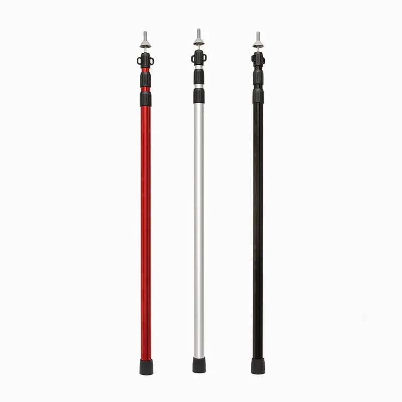 Lightweight Aluminum Telescopic Tent Pole for Outdoor Camping Seamless Design