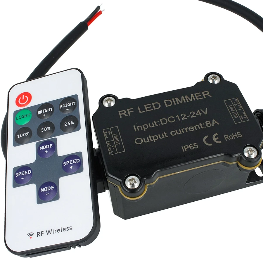 RF LED Диммер DC12V/24V IP65