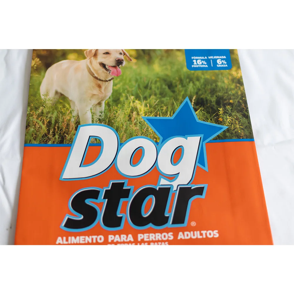 Factory Supply Custom 20 kg 50kg Pinch Bottom Bopp Animal Feed Bags Woven pp Bags for Dog poppy Feed