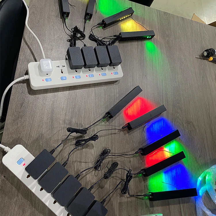 9W RGBW Color 12 Ports Shooting Star Effect LED Fiber Optic Light for Indoor Ceiling