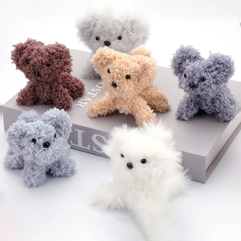 Rabbit hair coral fleece craft pipe cleaners hot sale bold encryption handmade diy puppy simulation crafts make pipe cleaners