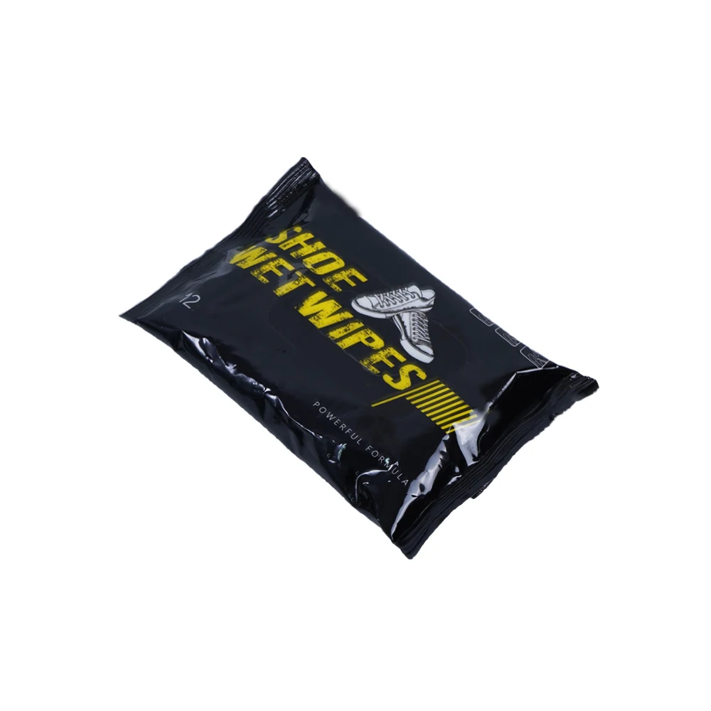 Twowell Sneaker Wipes Individually Wrapped Disposable Shoes Care Wipes Leather Rubber Removes Dirt Wet Shoe Wipes