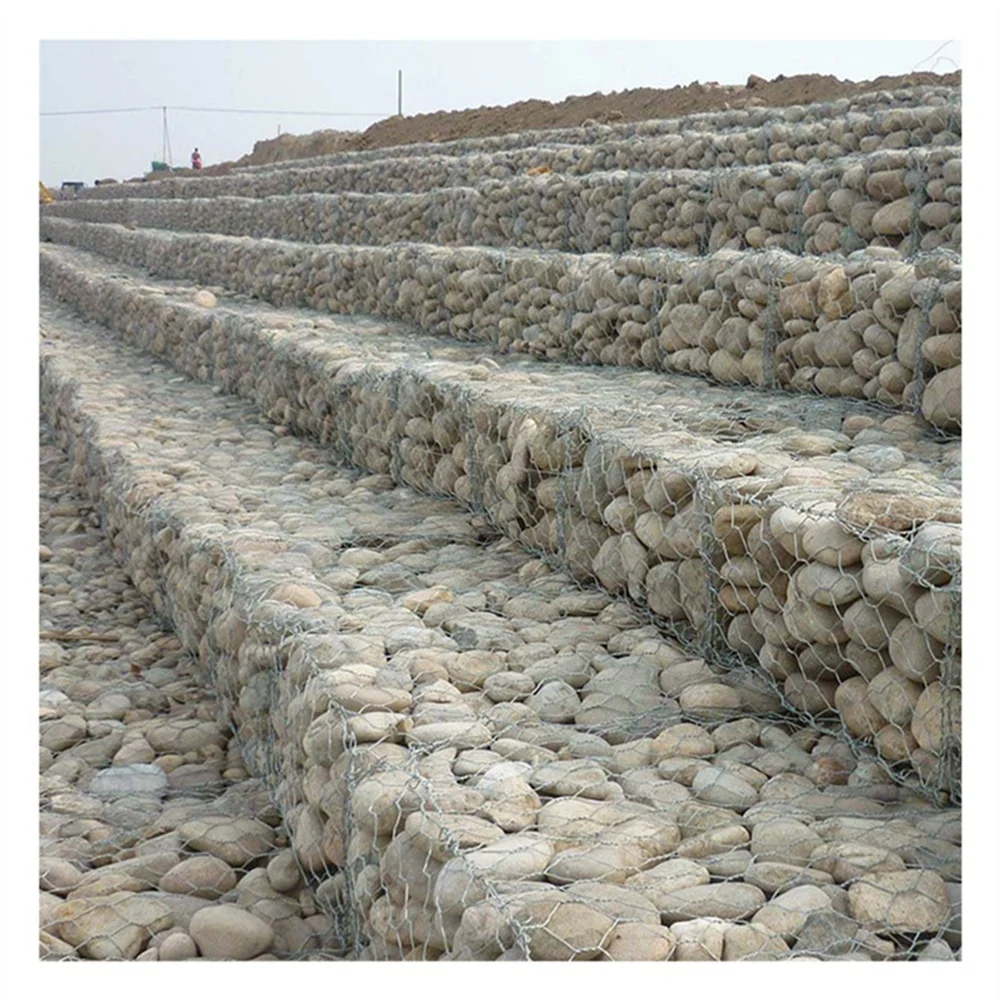 china gabion supplier price 3.05mm 2x1x1m 8*10cm hexagonal stone gabion mesh/3x1x0.5m gabion baskets size/gabion wire mesh