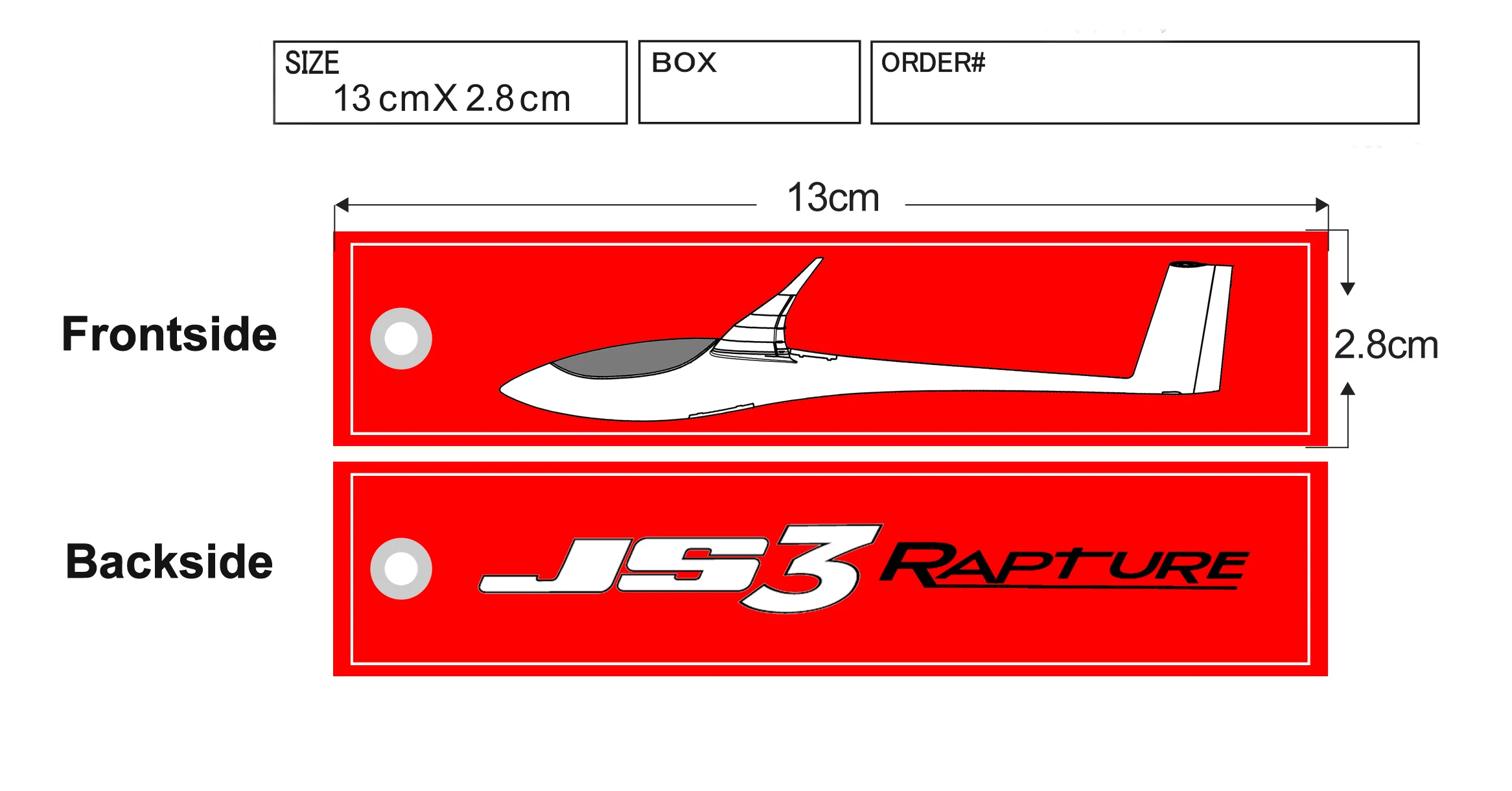 Promotional Keychain Embroidery Key ring Freedom Key Tag small quantity order acceptable