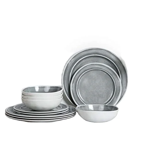 China wholesale LFGB standard restaurant  bamboo fiber cookware melamine dinnerware sets custom printing melamine tableware