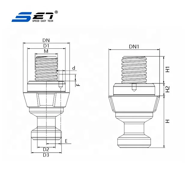 DX12-CP60 Factory Wholesale Proper Price Manufacturer Custom Made Alloy Dowel Pin