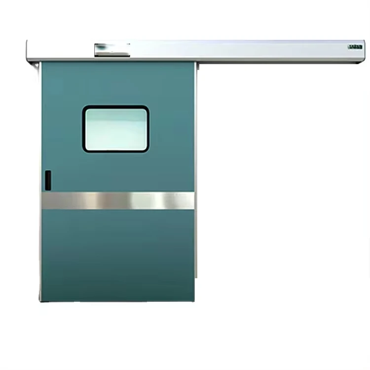 Hospital operating room laboratory clean room pharmacy airtight automatic door  single  sliding door