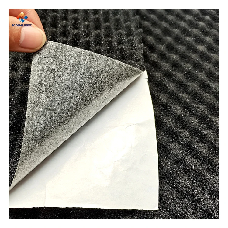 Fire Resistant Thermal Insulation Material Black Rubber Acoustic Foam Board Soundproof