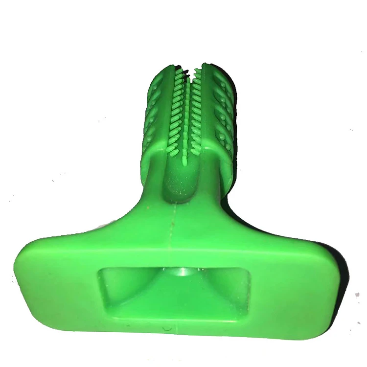 
Pet Supplies Toy Non Toxic Natural Rubber Dog Chew Toothbrush Chew Toy Dog Teeth Cleaning Puppy Brushing Toy 