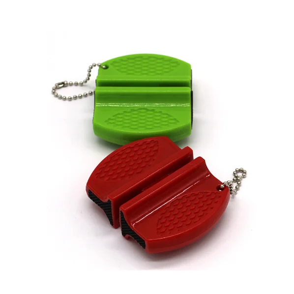 Mini Ceramic Rod Knife Sharpener Two-stage Tungsten Portable Butterfly Type Whetstone Sharpener Sharpening Knives Stone