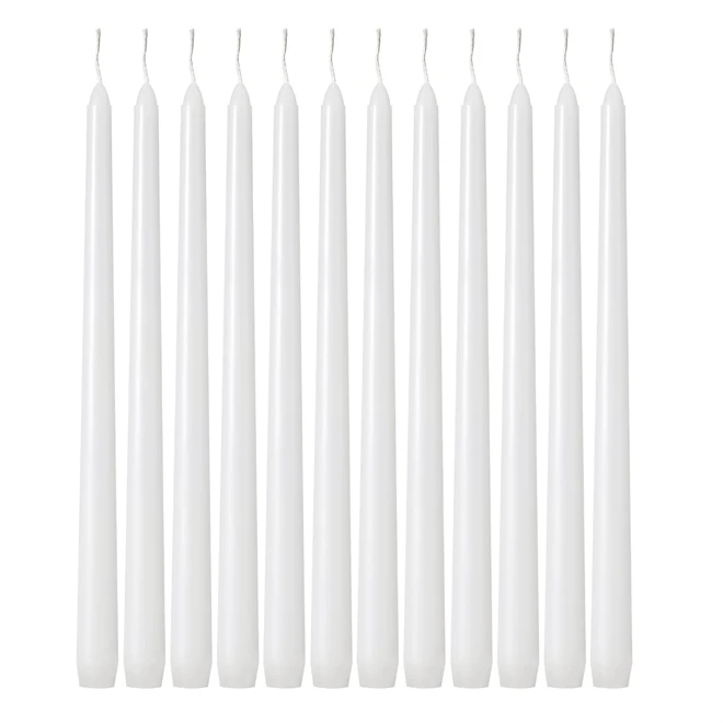 7 - 8 Hours Burning Time Taper Candle 10 Inch Taper Candles Drippless Taper Candle with straight and soft light
