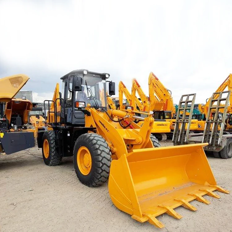 High performance lonking 3 ton payloader wheel loader LG833N price for sale