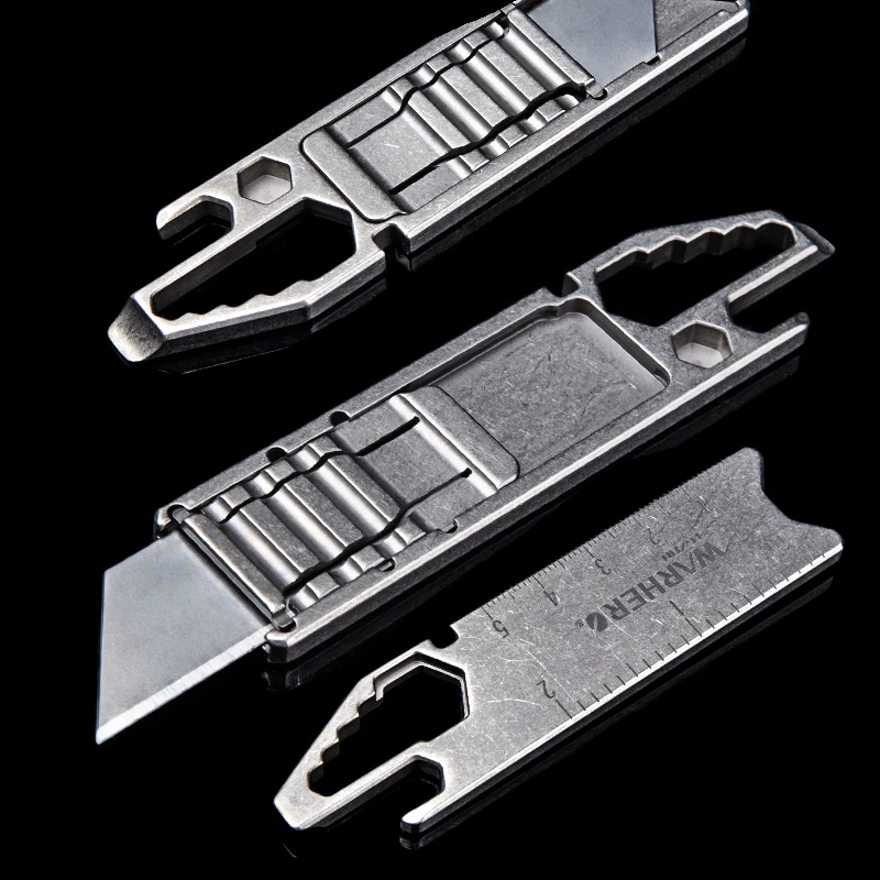 Outdoor edc gadget multi-function knife quick change blade new structure can be customized