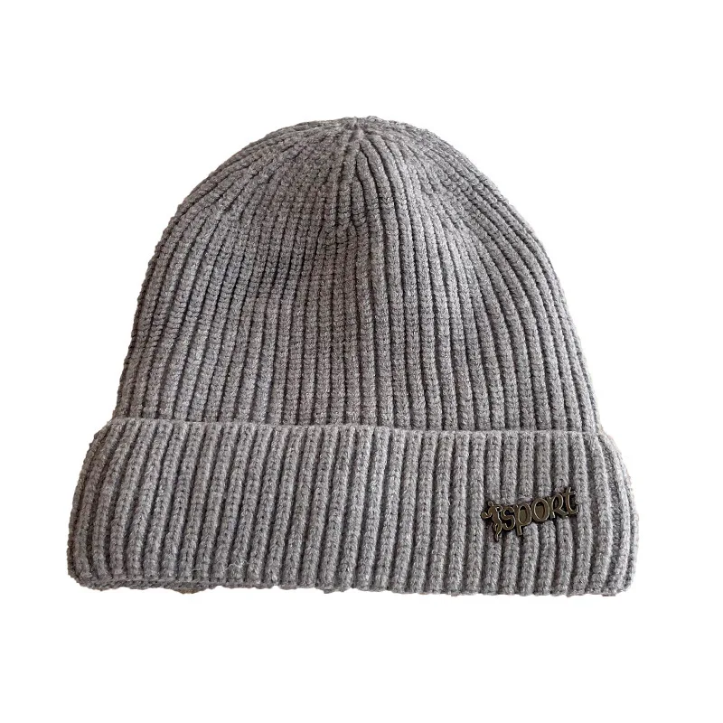 
Wholesale Pure color High quality knitted hats with Removable pom pom 