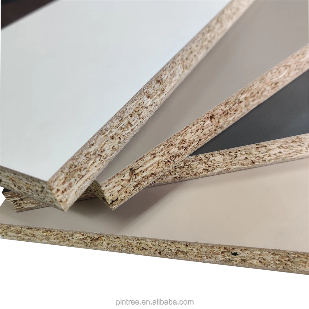 18mm particle board with melamine faced flakeboards 7*9 melamine chipboard sheet