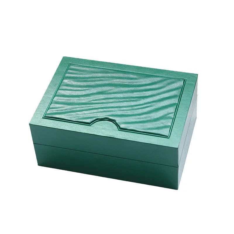 High-end Real Gift Bulk China Manufacturer Small Moq Brand Custom Logo Automatic Mechanical Movement Green Watch Box