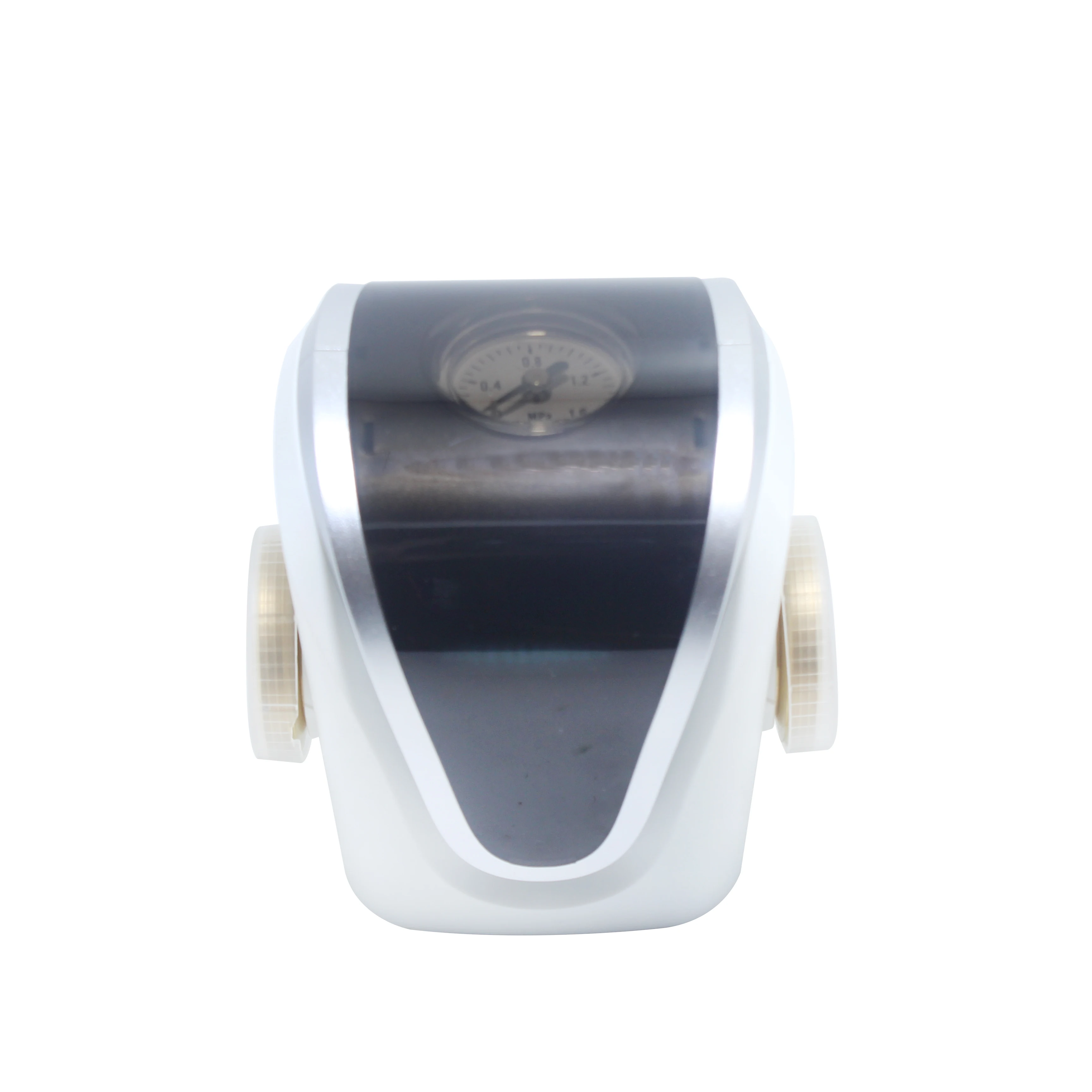 Small Reusable Whole House Water Filter Manual Powered Rotating down for Pre-Water Sand Rust Sediment Removal for Garage Use