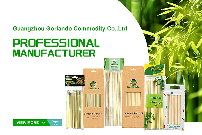 china food grade bamboo round fruit bamboo skewer sticks 4mm dia
