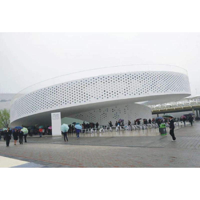 Garden Corten Steel Metal Decorative Screen Aluminum Perforated Panels