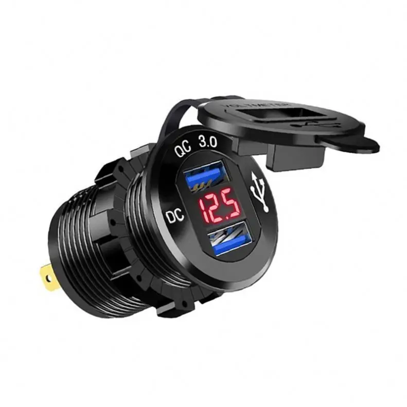 for modification upgrade mobile phone USB charging power socket aluminum alloy material fast charging