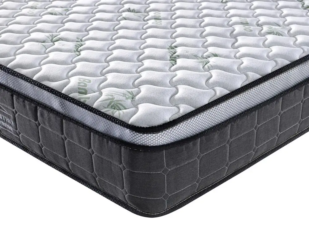 Factory Direct Wholesale Bamboo Knitted Fabric Pocket Spring Mattress for home and hotel used