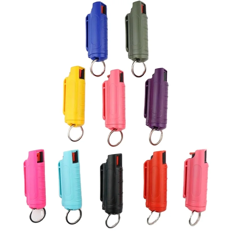 Factory wholesale price self-defense keychain pimienta de defensa personal gas pimienta llavero defensa personal