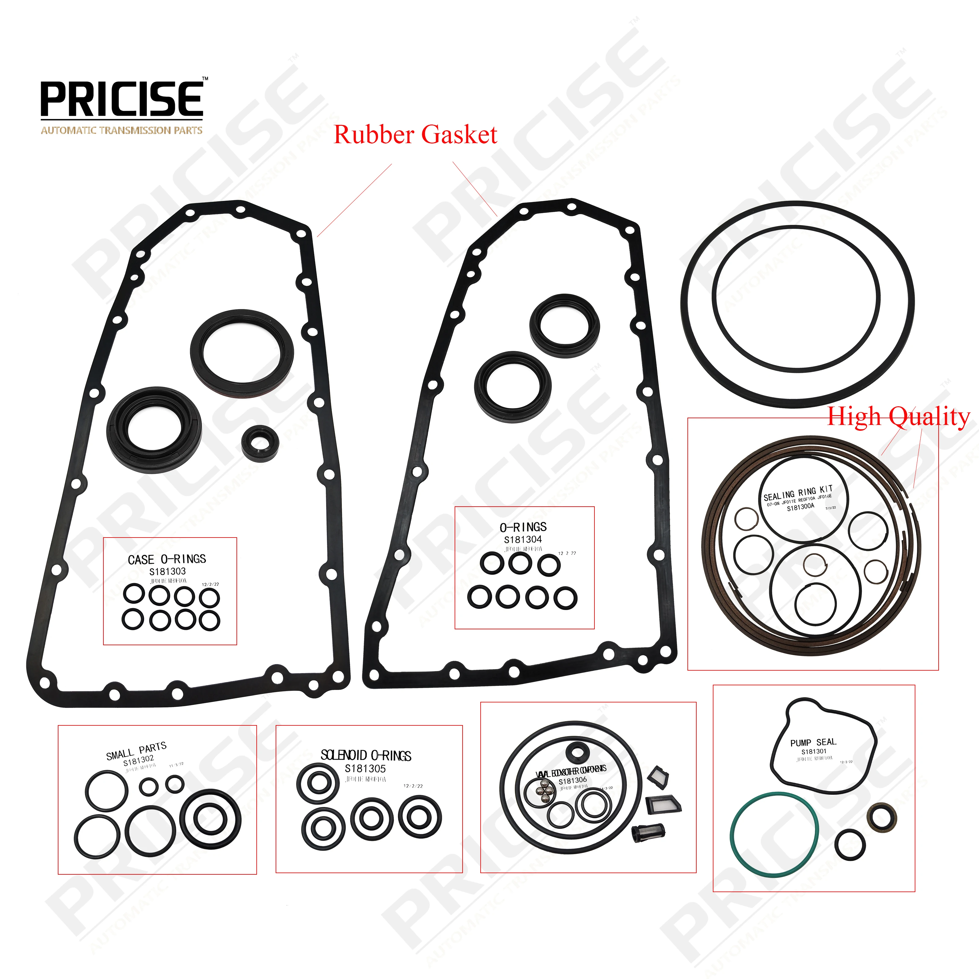 Комплект уплотнений для капитального ремонта K181900A JF011E RE0F10A коробка передач аксессуаров