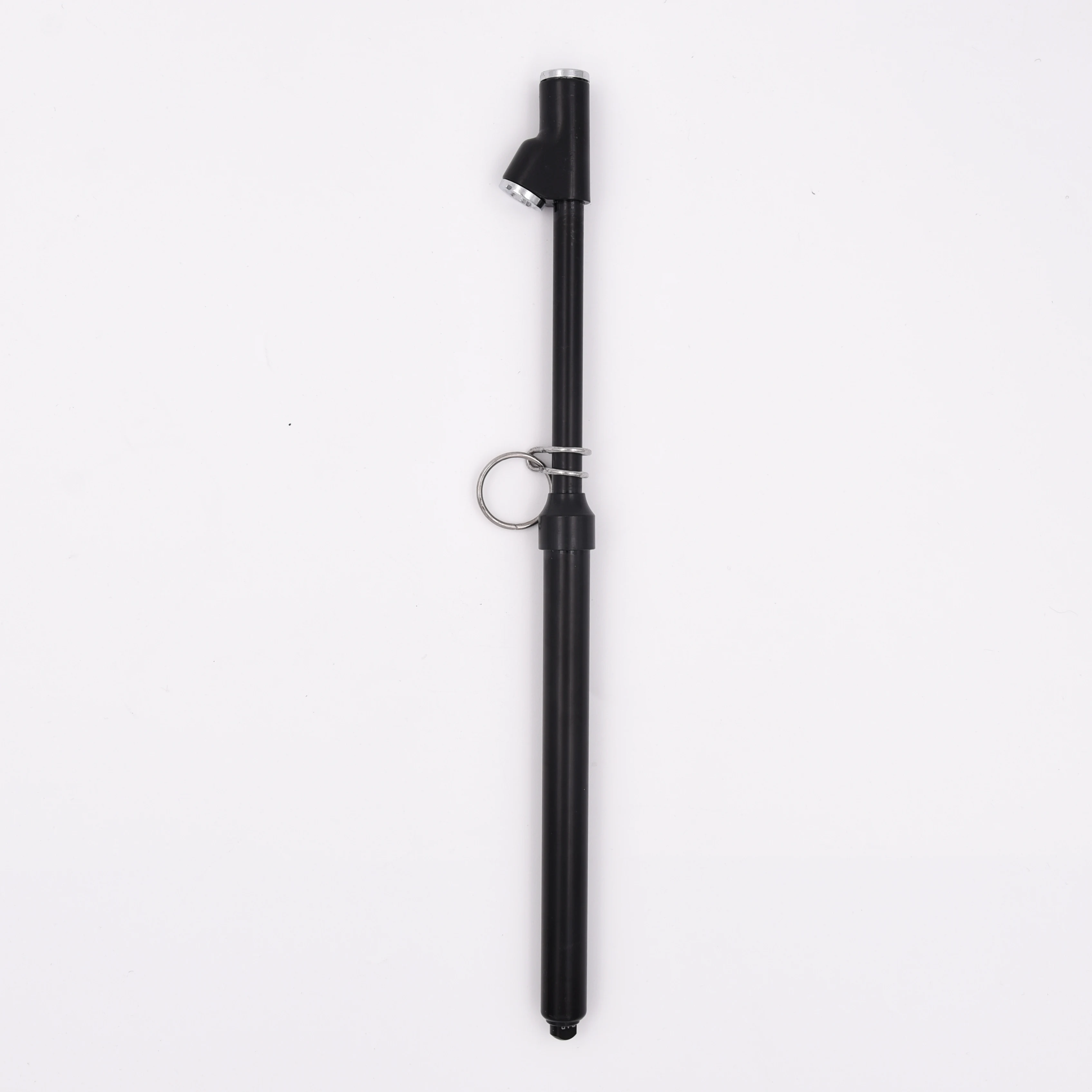 150 psi dual head zinc head stainless steel tire pressure gauge pen with hanging ring for truck car