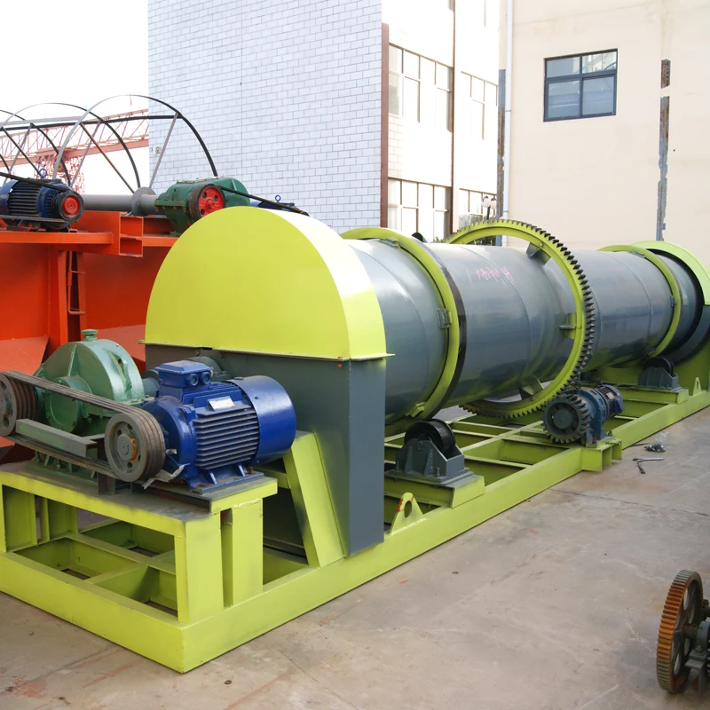 High Efficiency Rotary Drum Granulator for Compound Fertilizer Animal Manure Carbon Black Clay Kaolin