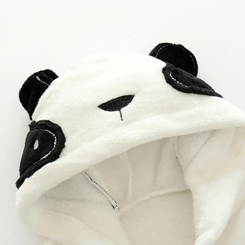 
2020 Autumn Baby Romper Kids Cute Clothing Fleece Baby Panda All In One Clothes 