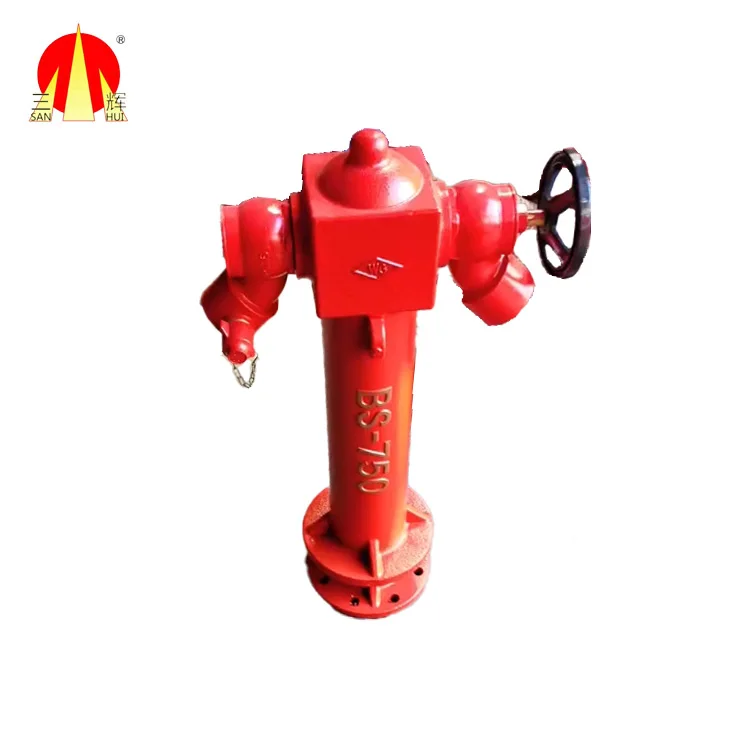 Gost wet barrel fire hydrant set with valve