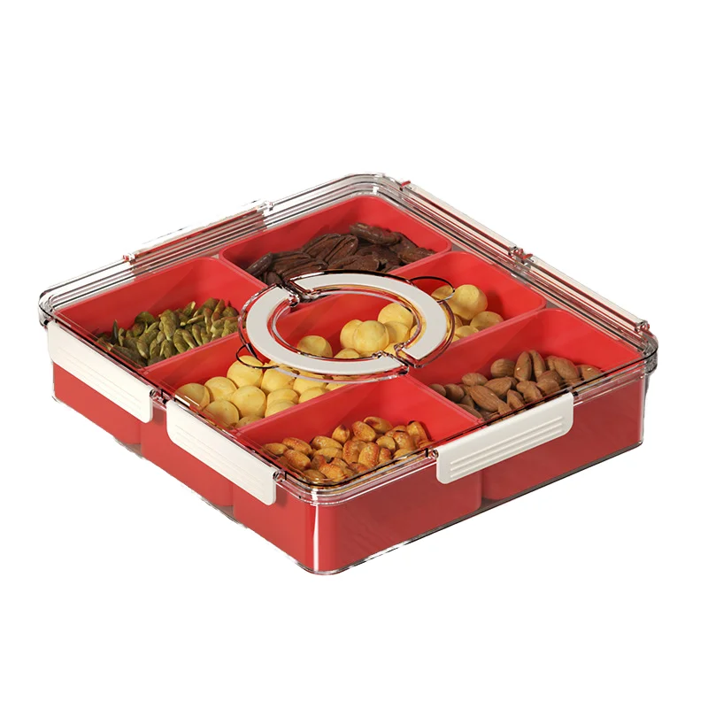 Masterchef 8 Compartment Airtight Lid Plastic Storage Container PET Kitchen Pantry Fruit Food Dispenser Minimalist Back School