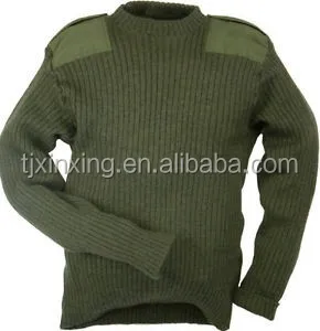 polyester/wool/acrylic classic design Sweater