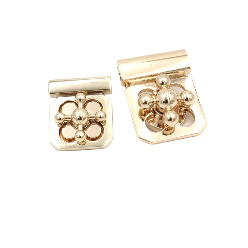 Manufacturer wholesale metal twist turn lock high end zinc alloy metal closure bag luggage locks