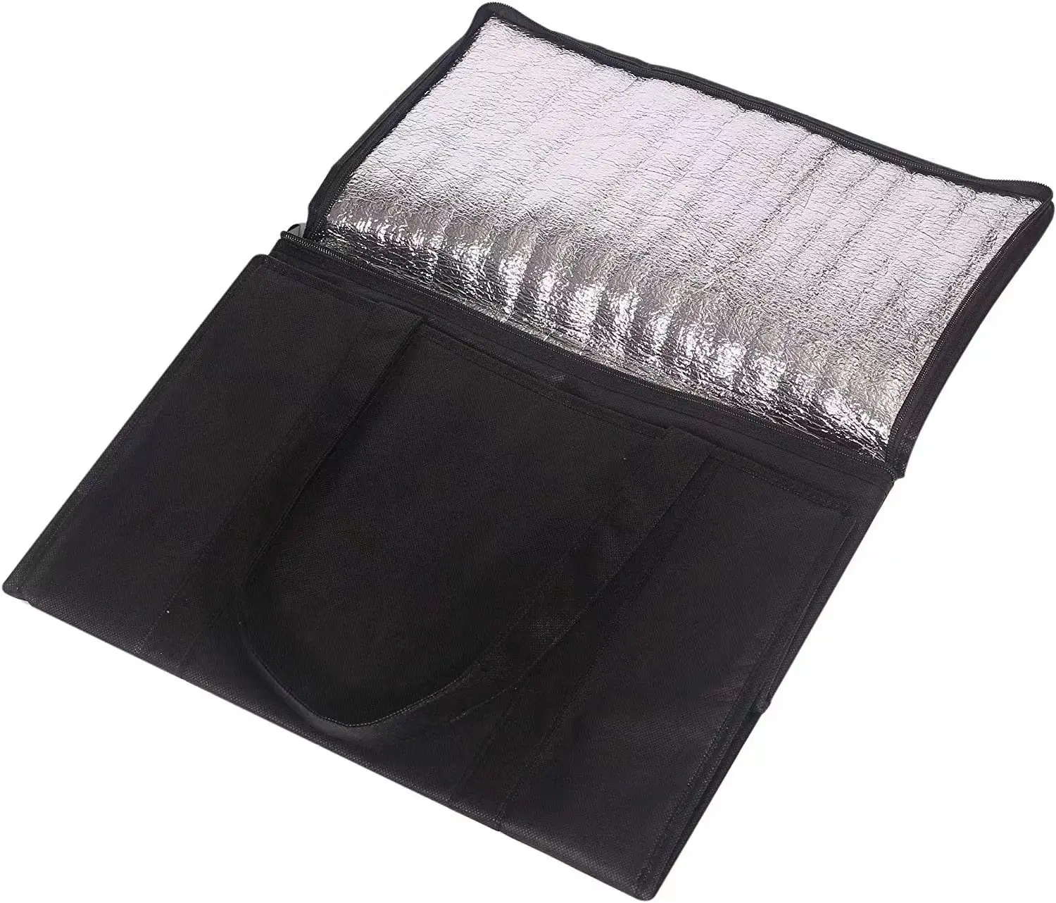 HANSUN Wholesale insulated thermal waterproof lunch bag non-woven picnic cooler bag with letter pattern