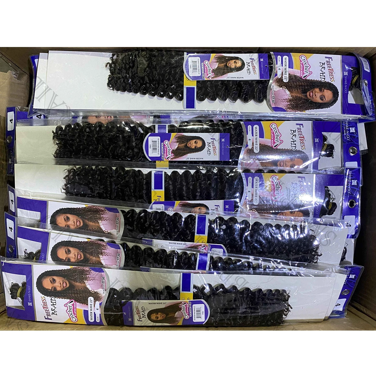 Wholesale 18 Inch Water Wave Synthetic Braids Ombre Braiding Hair New Passion Synthetic Crochet Braid Hair