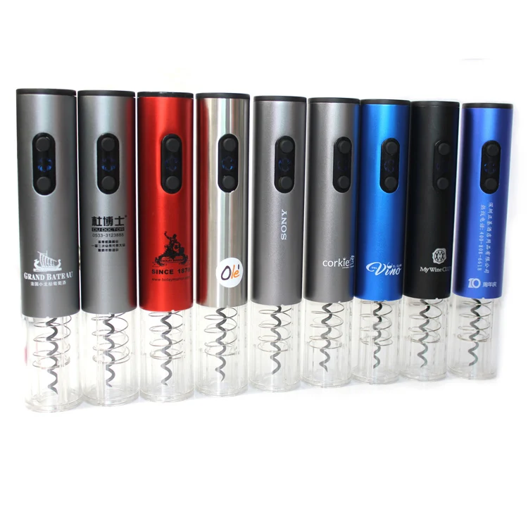 2022 New Trending Product High Quality Kitchen Supplies Stainless Steel Bottle Corkscrew Electric Custom Wine Bottle Opener