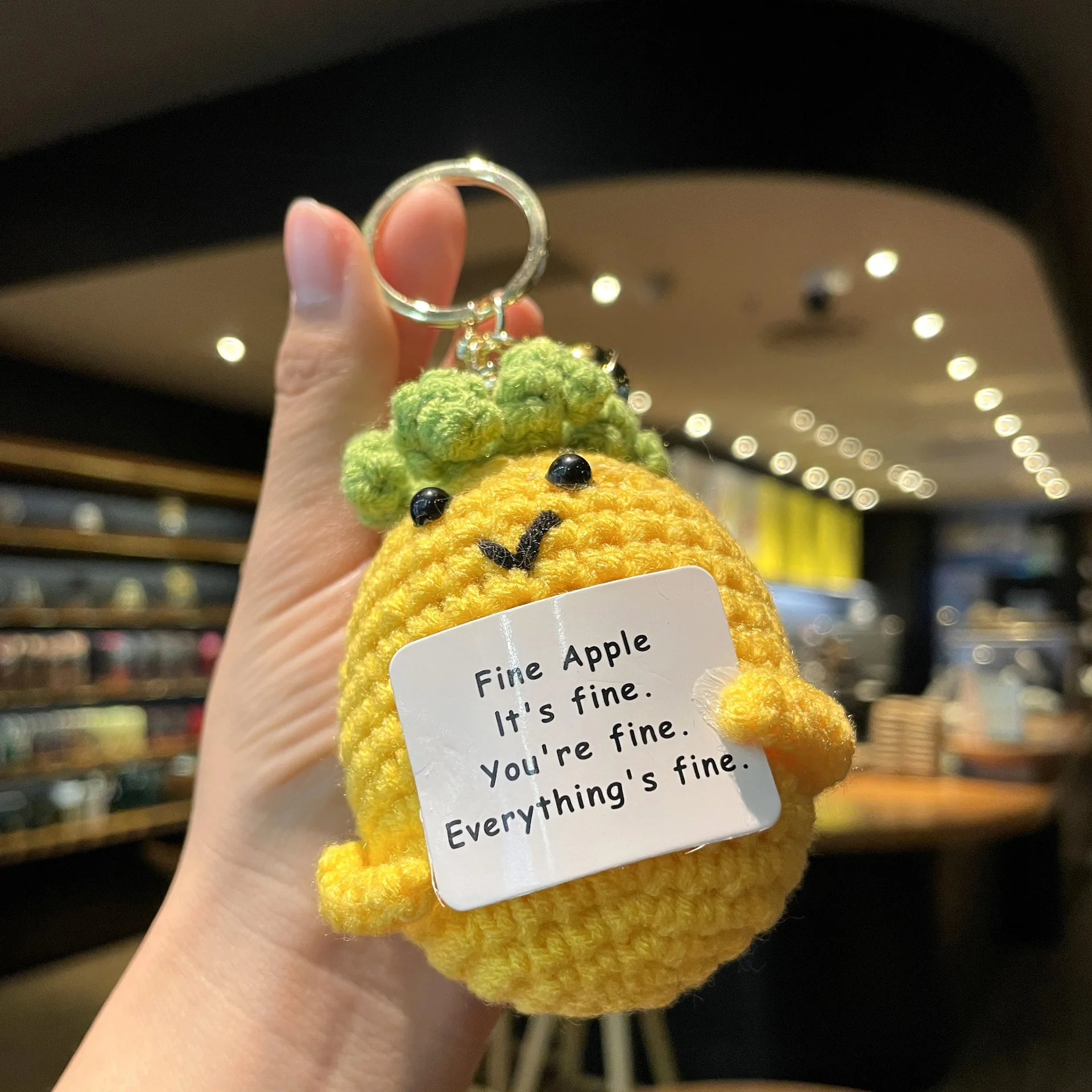 Positive Vegetable Family Knitting Gift Cute Crochet Desk Accessory Positive Pickle Potato Tomato Carrot Eggplant Handmade Gifts
